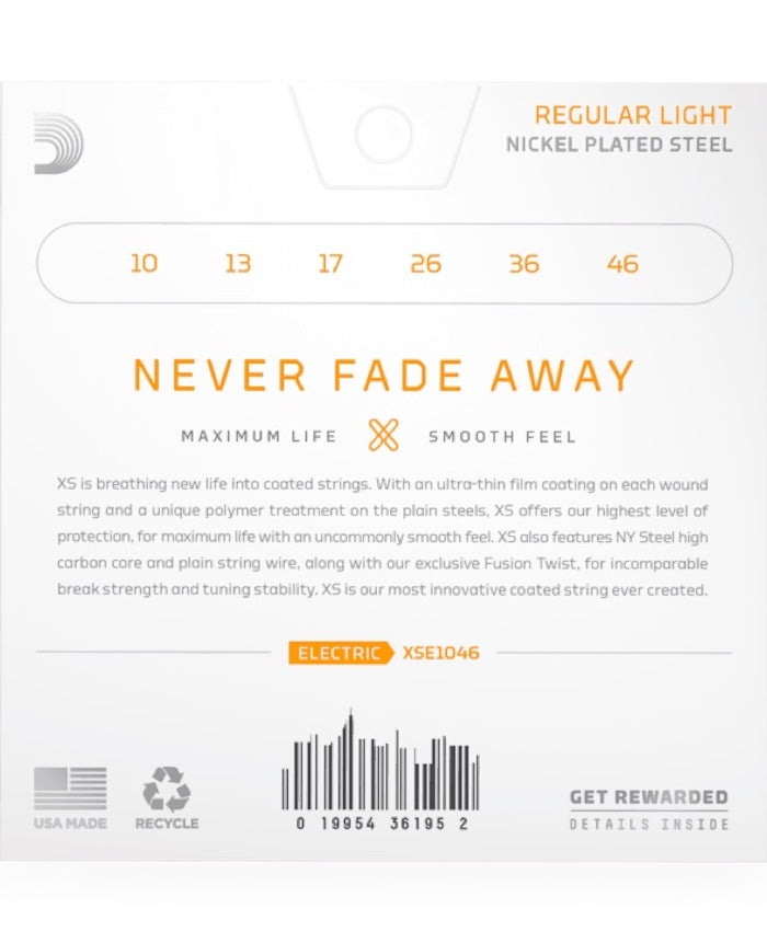 D&#39;Addario XSE1046 Nickel Coated Electric Strings