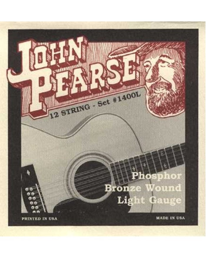 John Pearse 1400L Phosphor Bronze 12-String (Light)