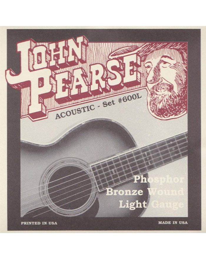 John Pearse 600L Phosphor Bronze (Light)
