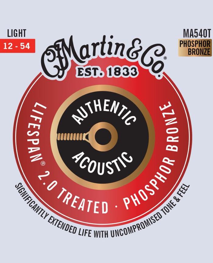AUTHENTIC ACOUSTIC LIFESPAN® 2.0 PHOSPHOR BRONZE (12-54)
