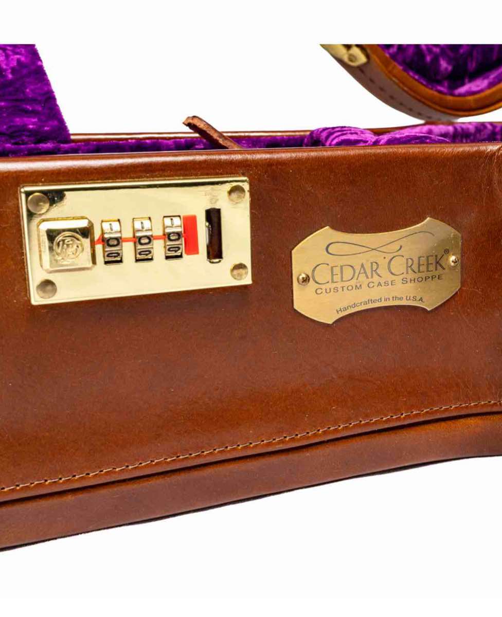 Cedar Creek OM Guitar Case - Leather
