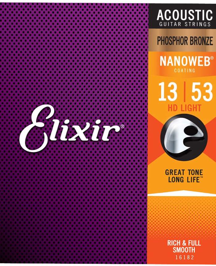 Elixir HD Light Phosphor Bronze 13-53