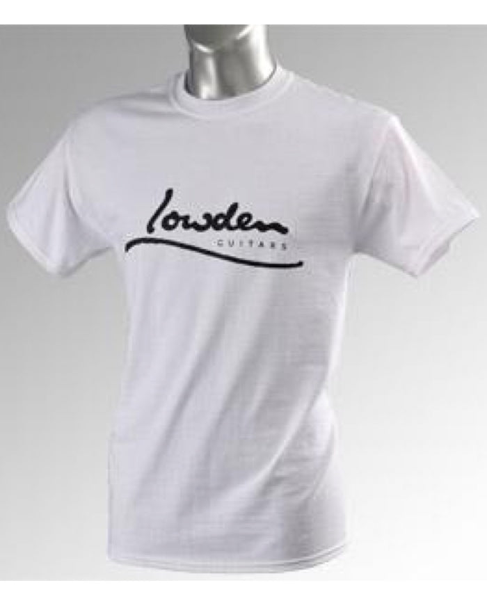 Lowden White Logo T-Shirt